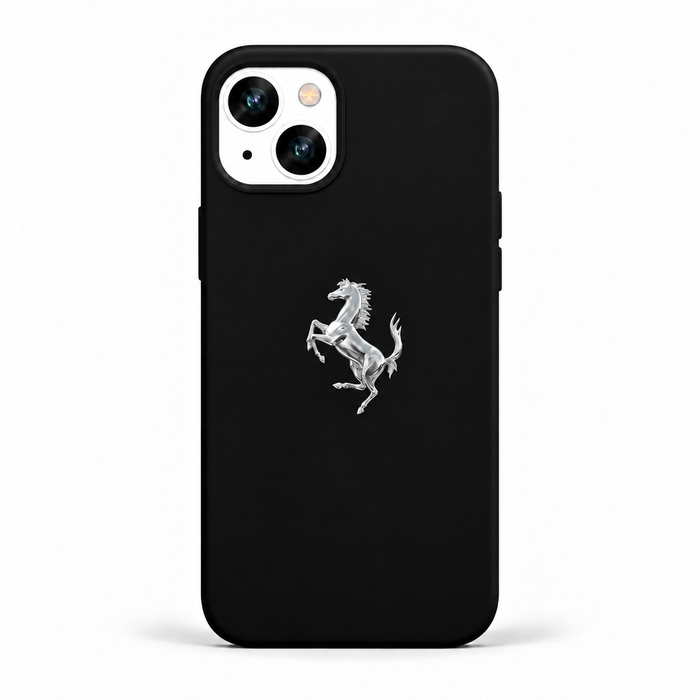 Silver Horse Siyah Telefon Kılıfı