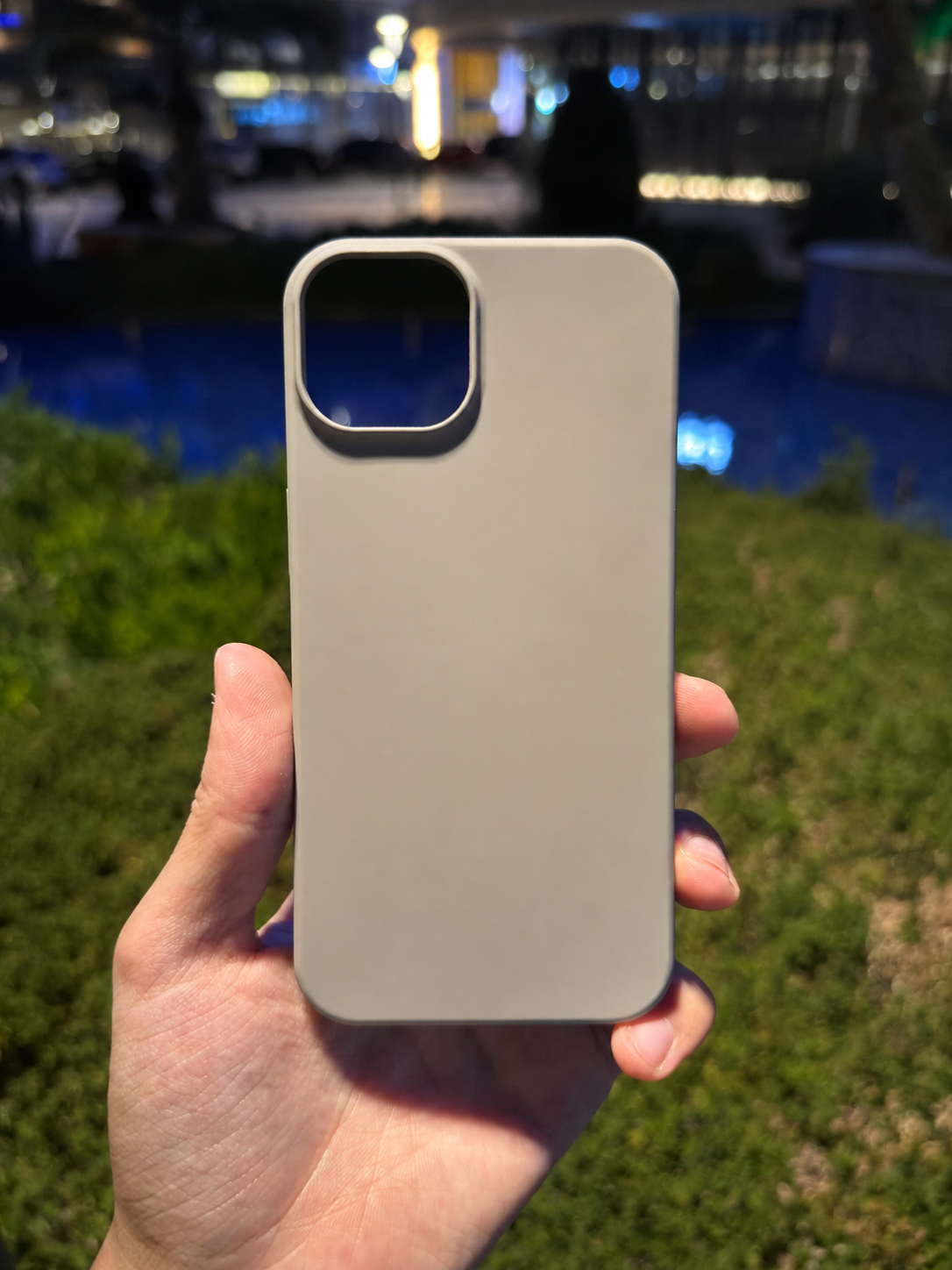 Silikon Klasik Telefon Kılıfı (Gri)