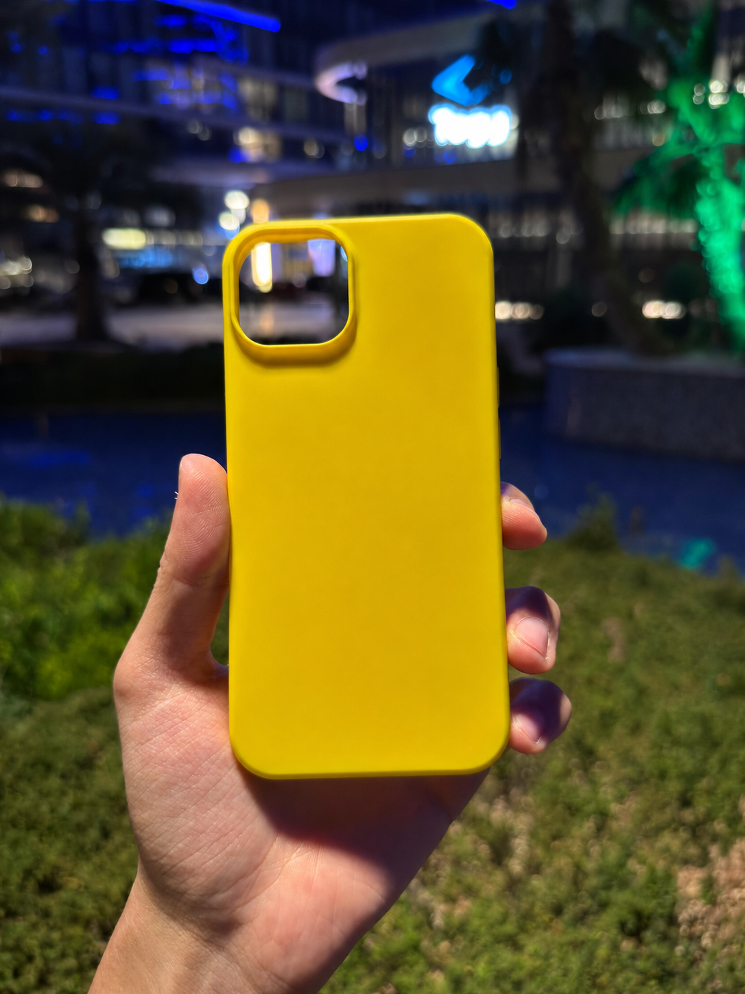 Silikon Klasik Telefon Kılıfı (Sarı)