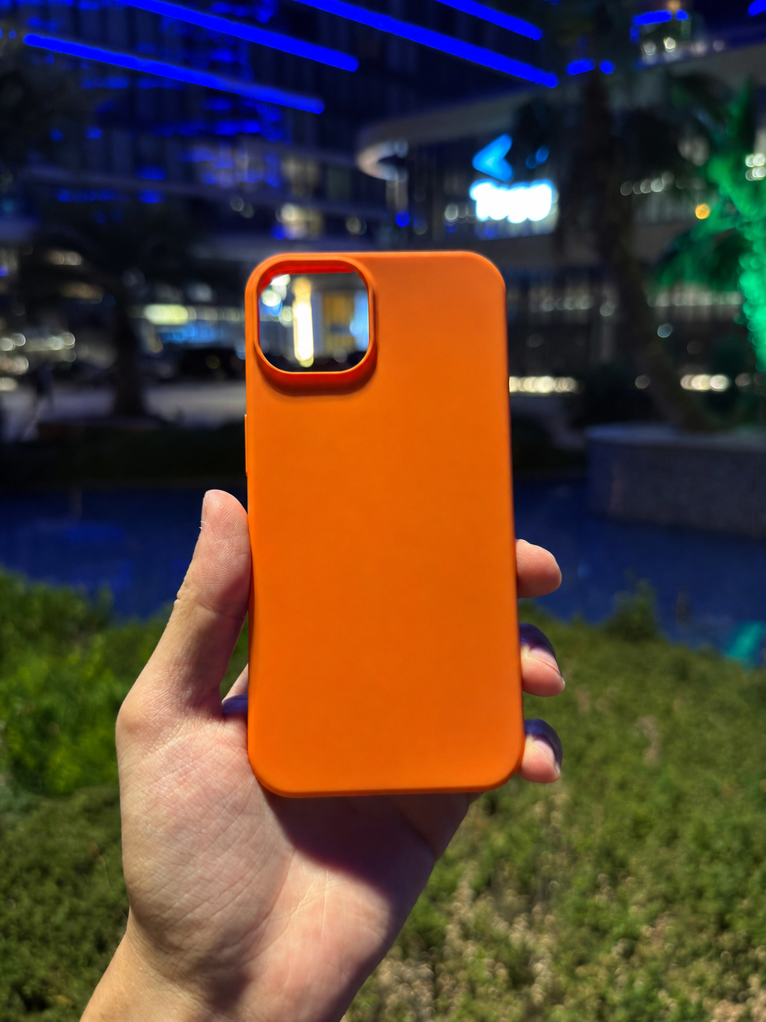 Silikon Klasik Telefon Kılıfı (Turuncu)