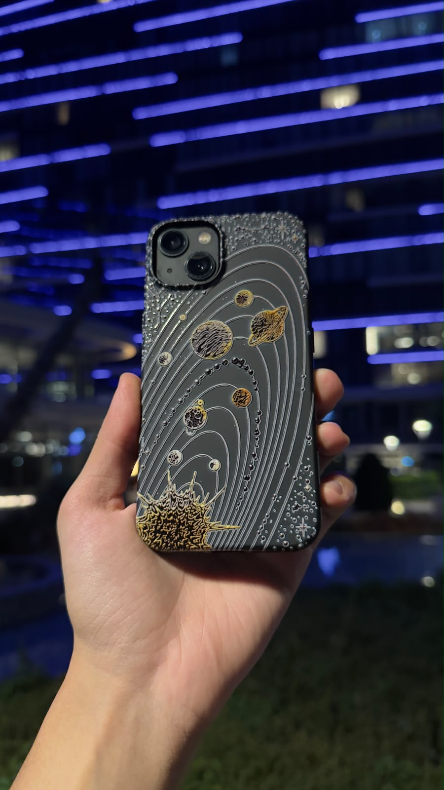 The Solar System Hologram Telefon Kılıfı