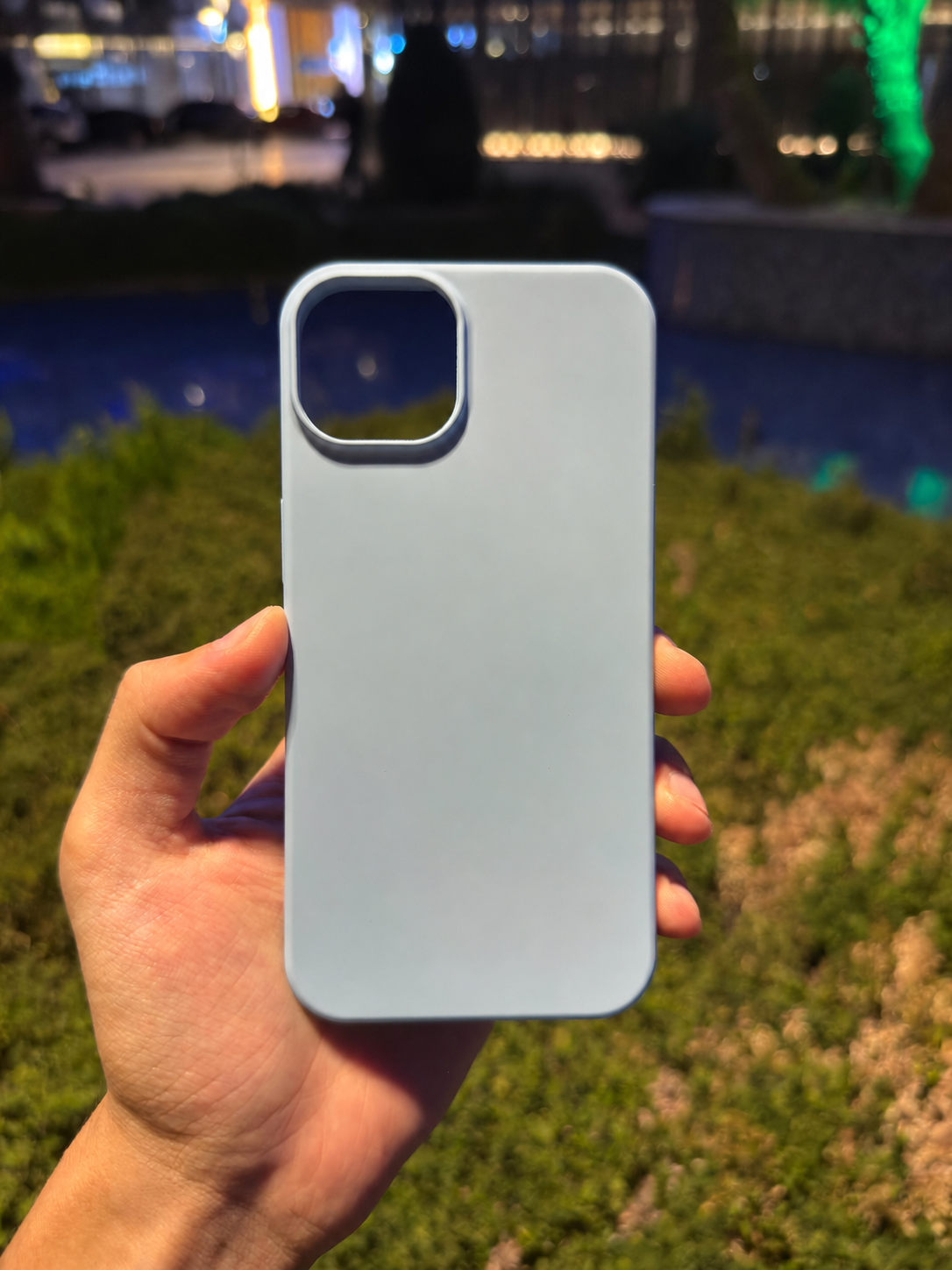 Silikon Klasik Telefon Kılıfı (Bebe Mavi)