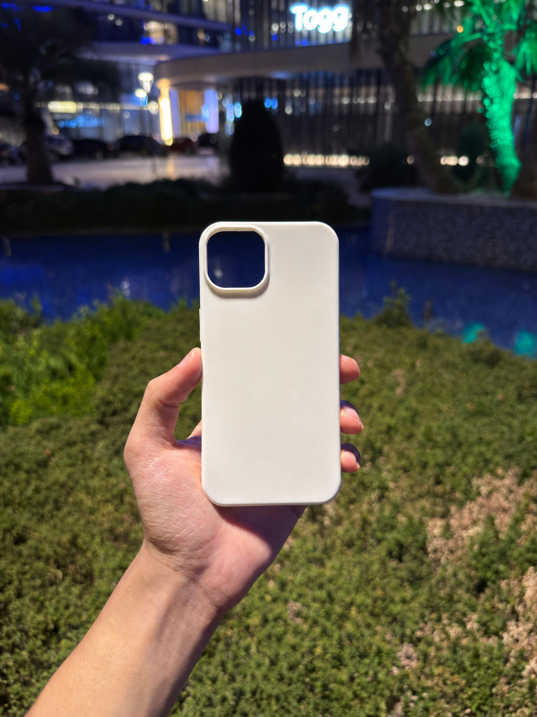 Silikon Klasik Telefon Kılıfı (Beyaz)