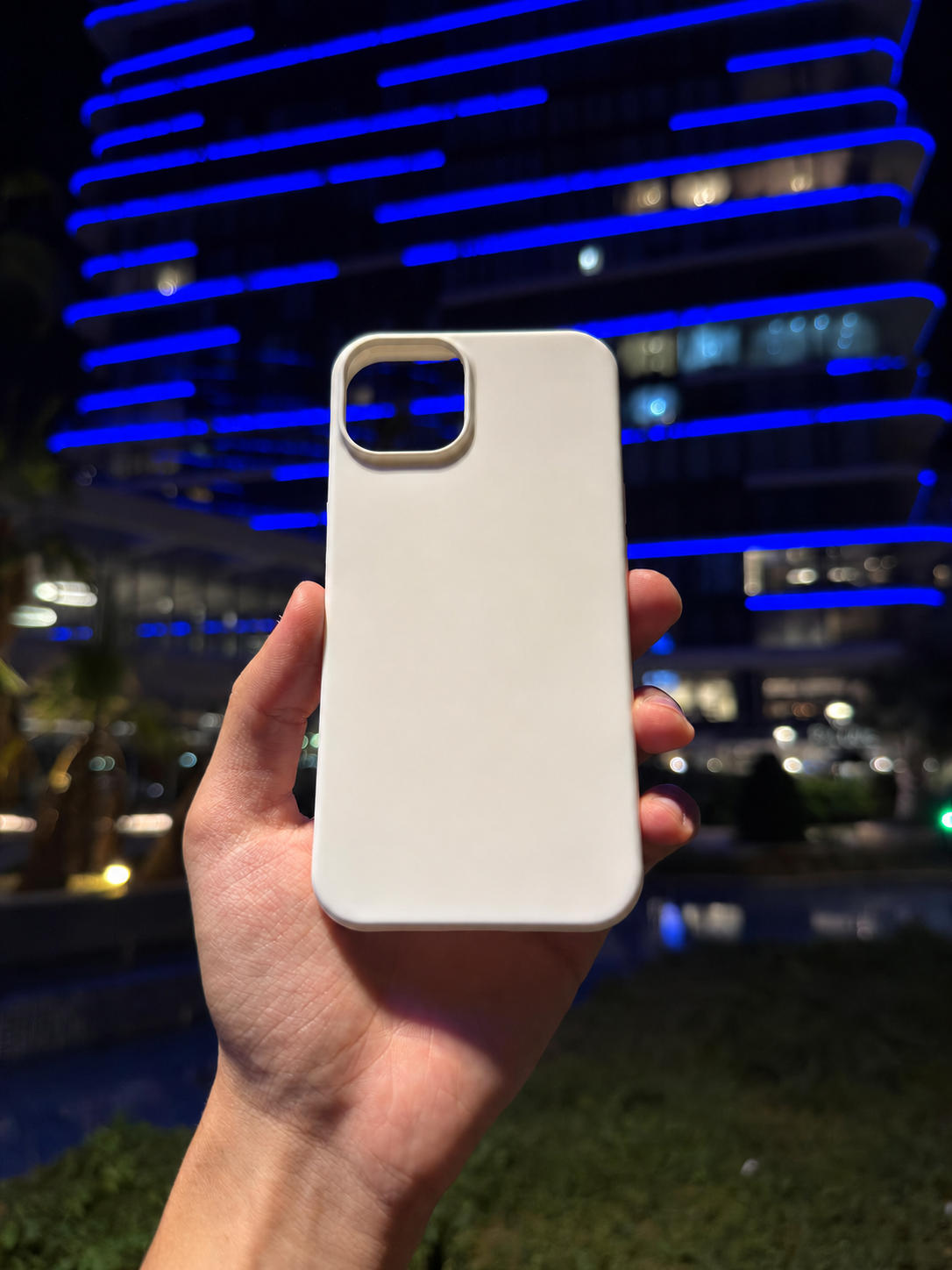 Silikon Klasik Telefon Kılıfı (Beyaz)