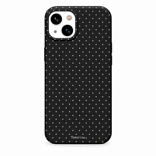Beyaz Puantiye Telefon Kılıfı