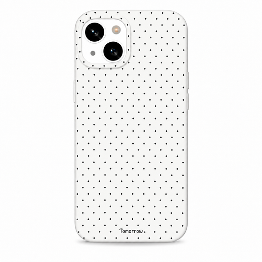 Siyah Puantiye Telefon Kılıfı