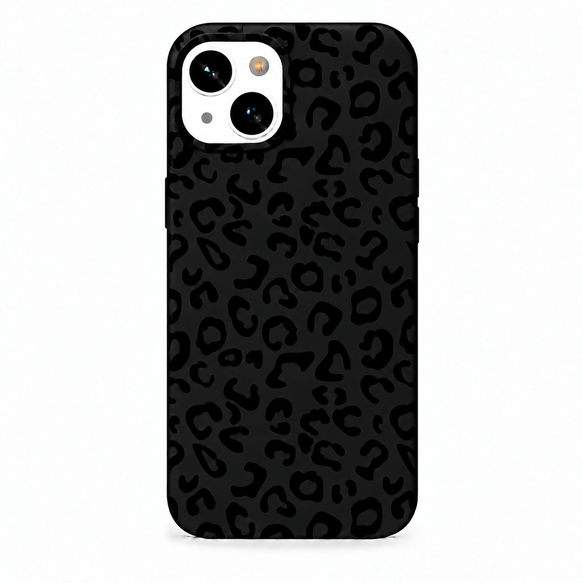 Leopar Siyah Desenli Telefon Kılıfı