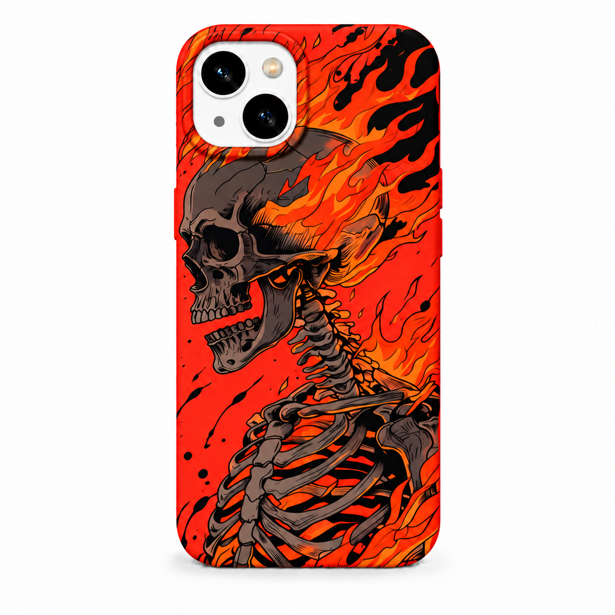 Inferno Skull Telefon Kılıfı