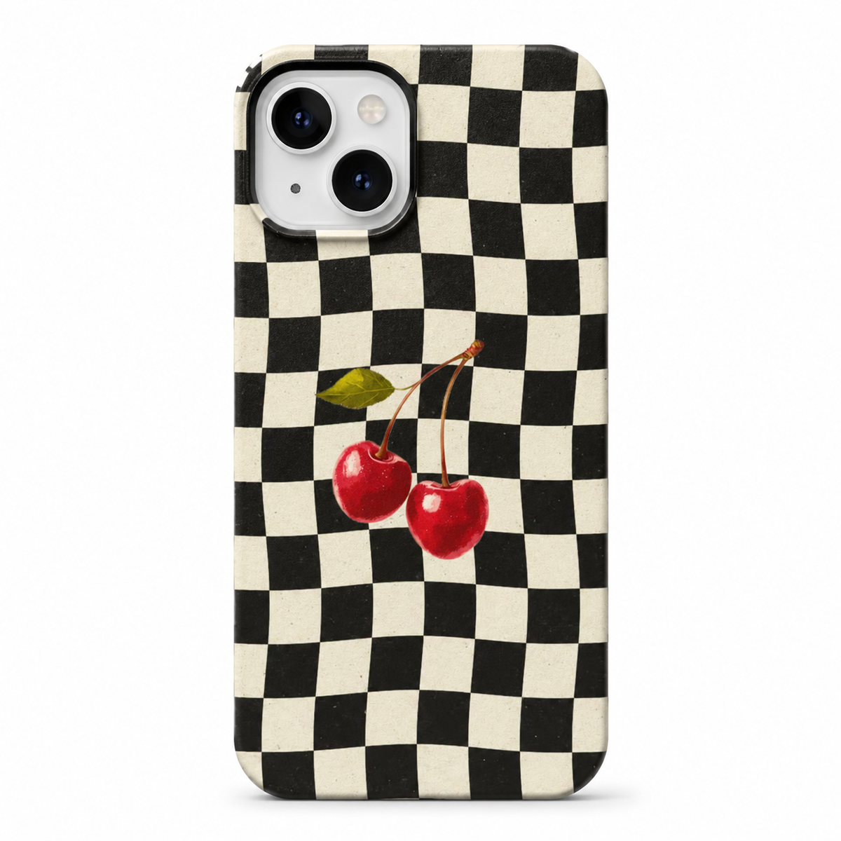 Cherry Black White Telefon Kılıfı