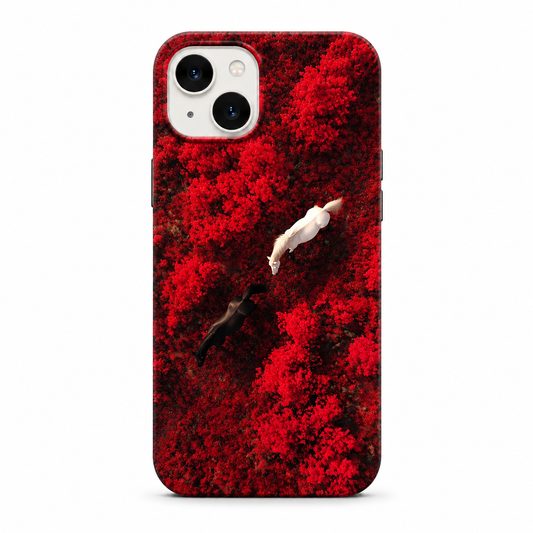 Romantic Horse Red Telefon Kılıfı