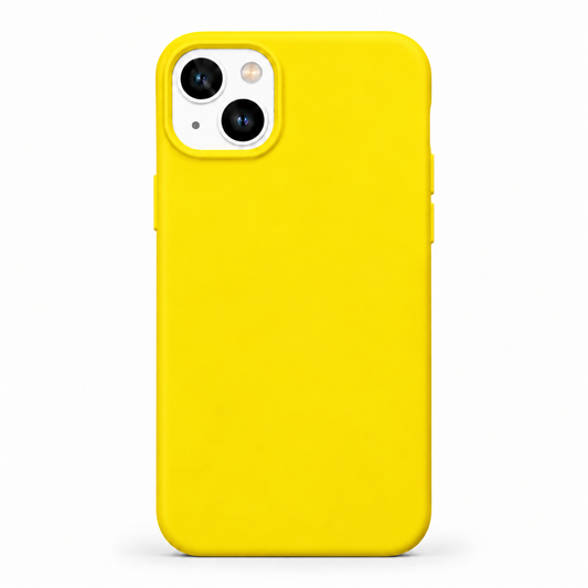 Silikon Klasik Telefon Kılıfı (Sarı)
