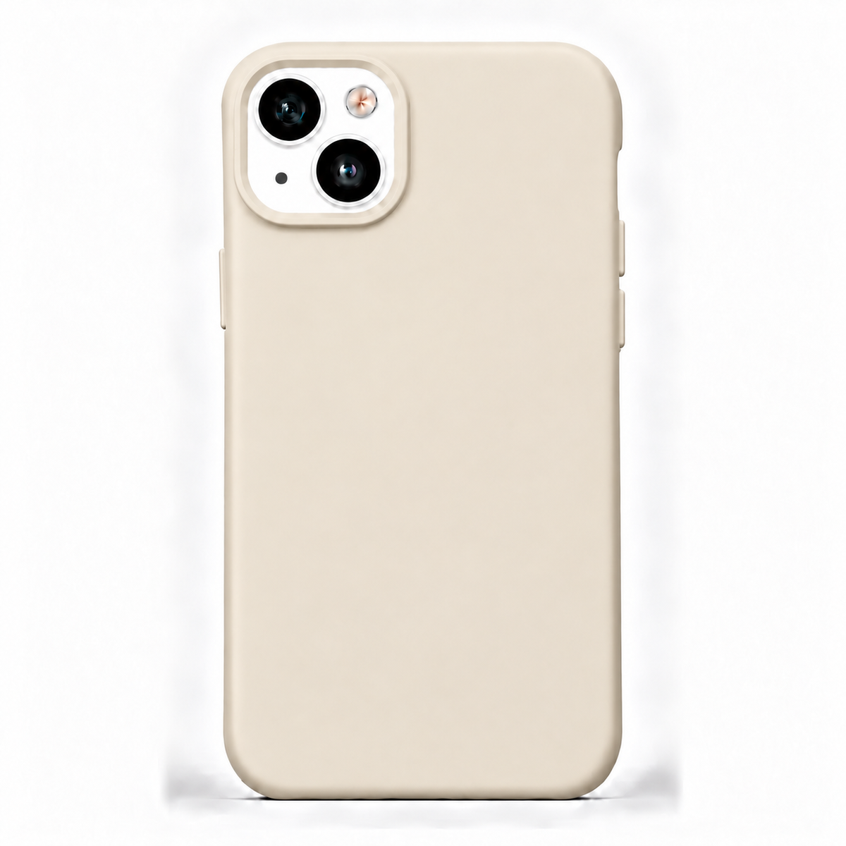 Silikon Klasik Telefon Kılıfı (Krem)