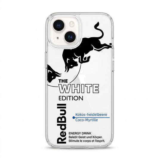 Redbull White Edition Telefon Kılıfı (ŞEFFAF)