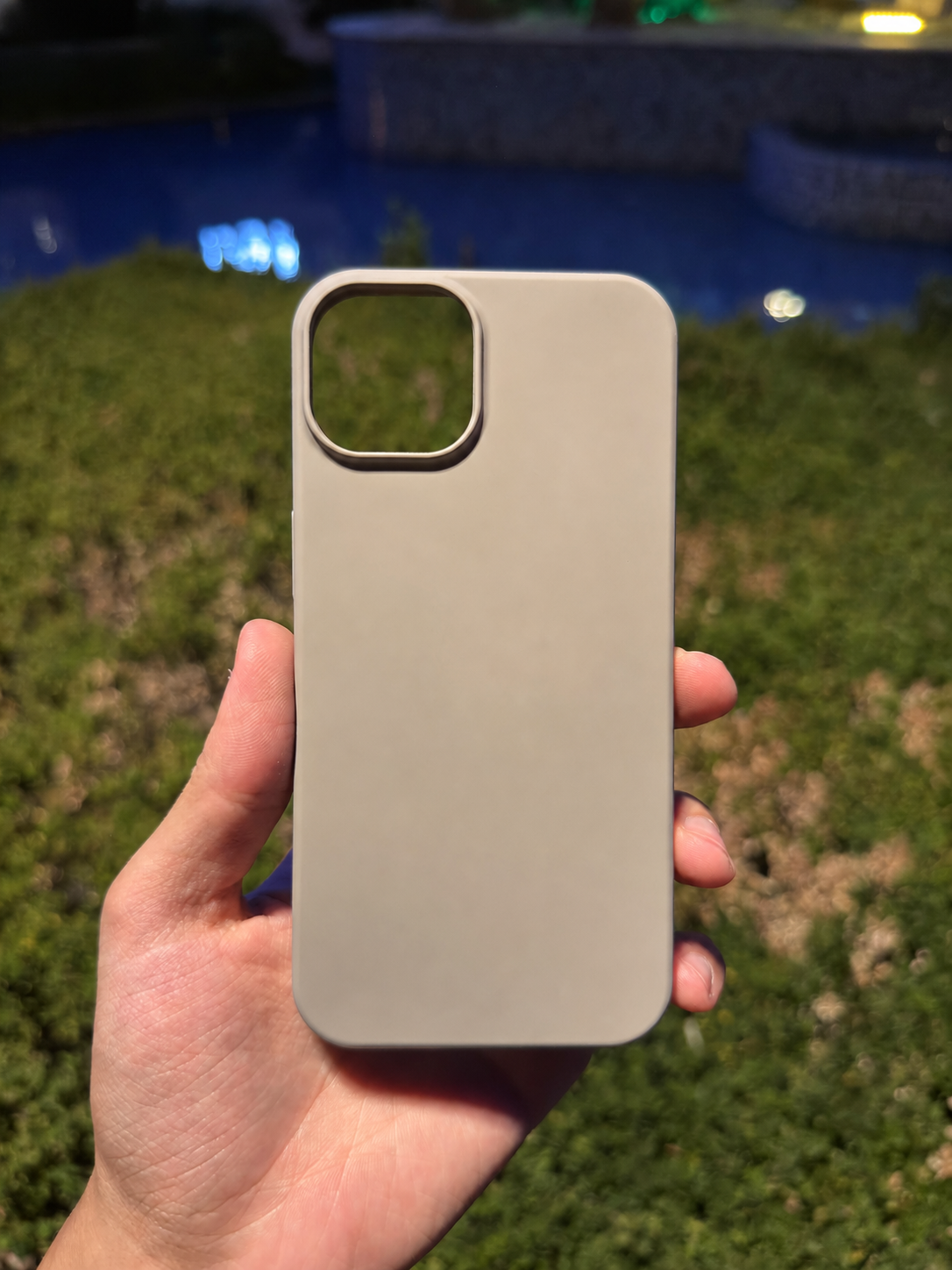 Silikon Klasik Telefon Kılıfı (Gri)