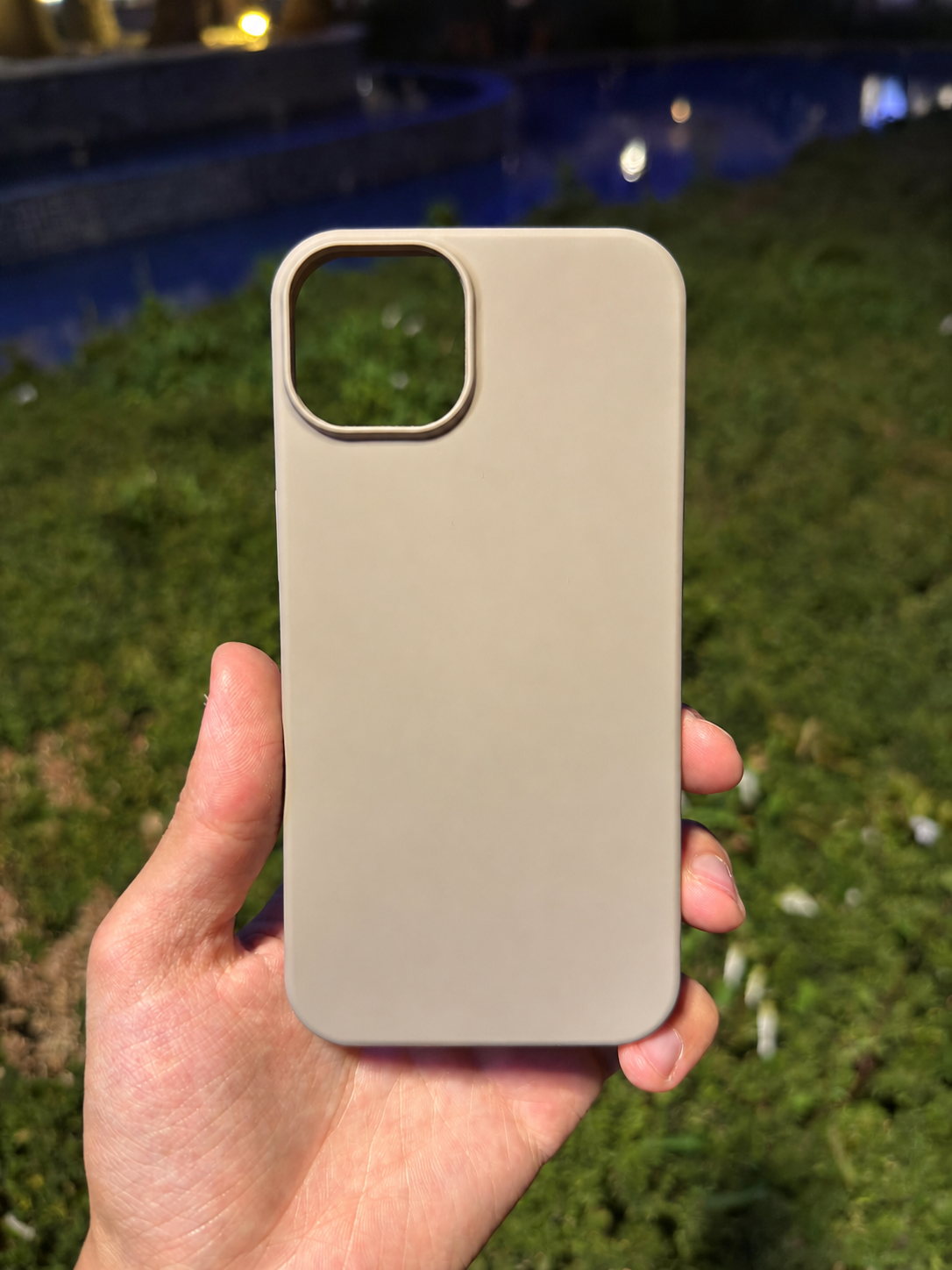 Silikon Klasik Telefon Kılıfı (Gri)
