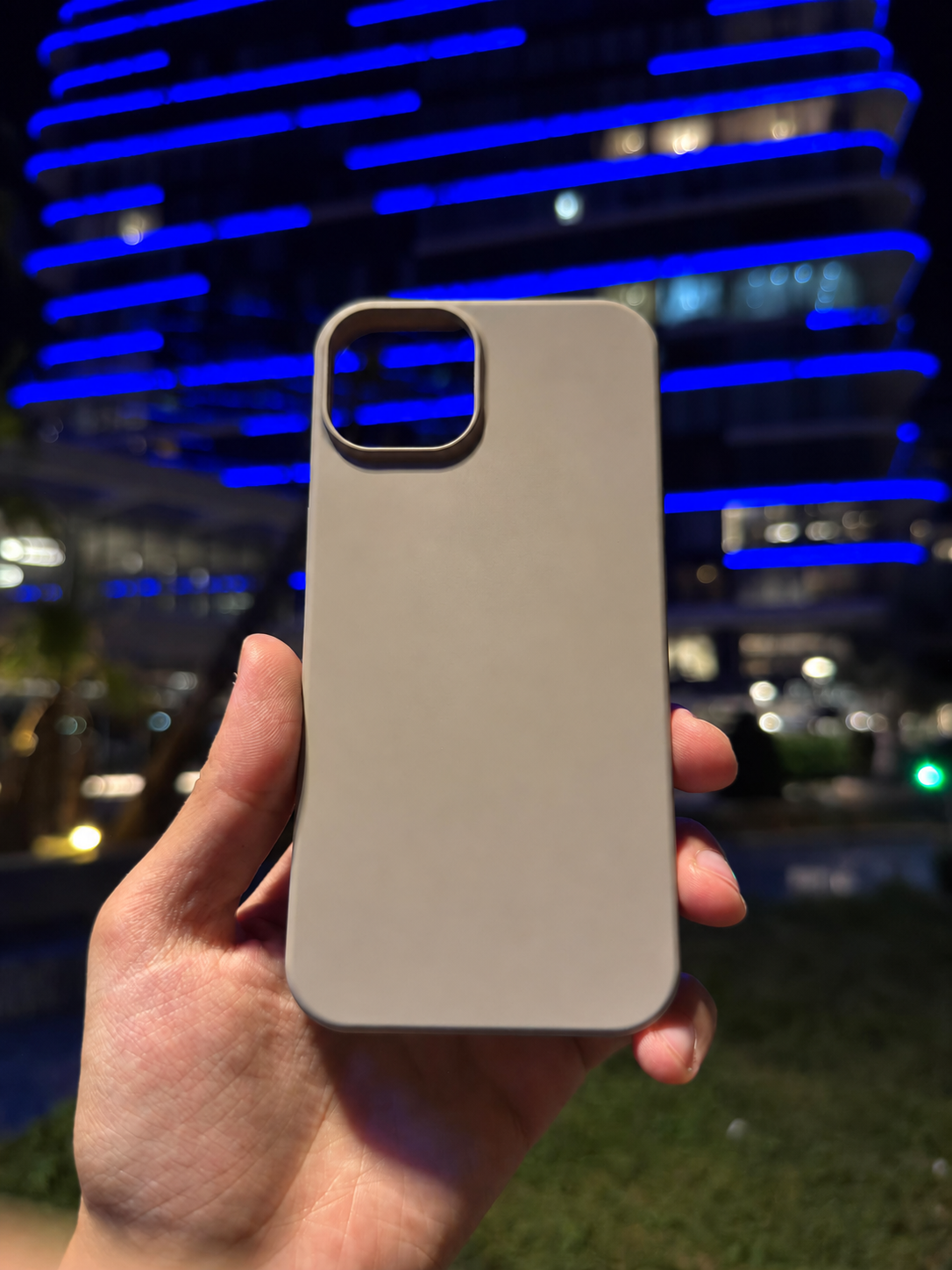 Silikon Klasik Telefon Kılıfı (Gri)