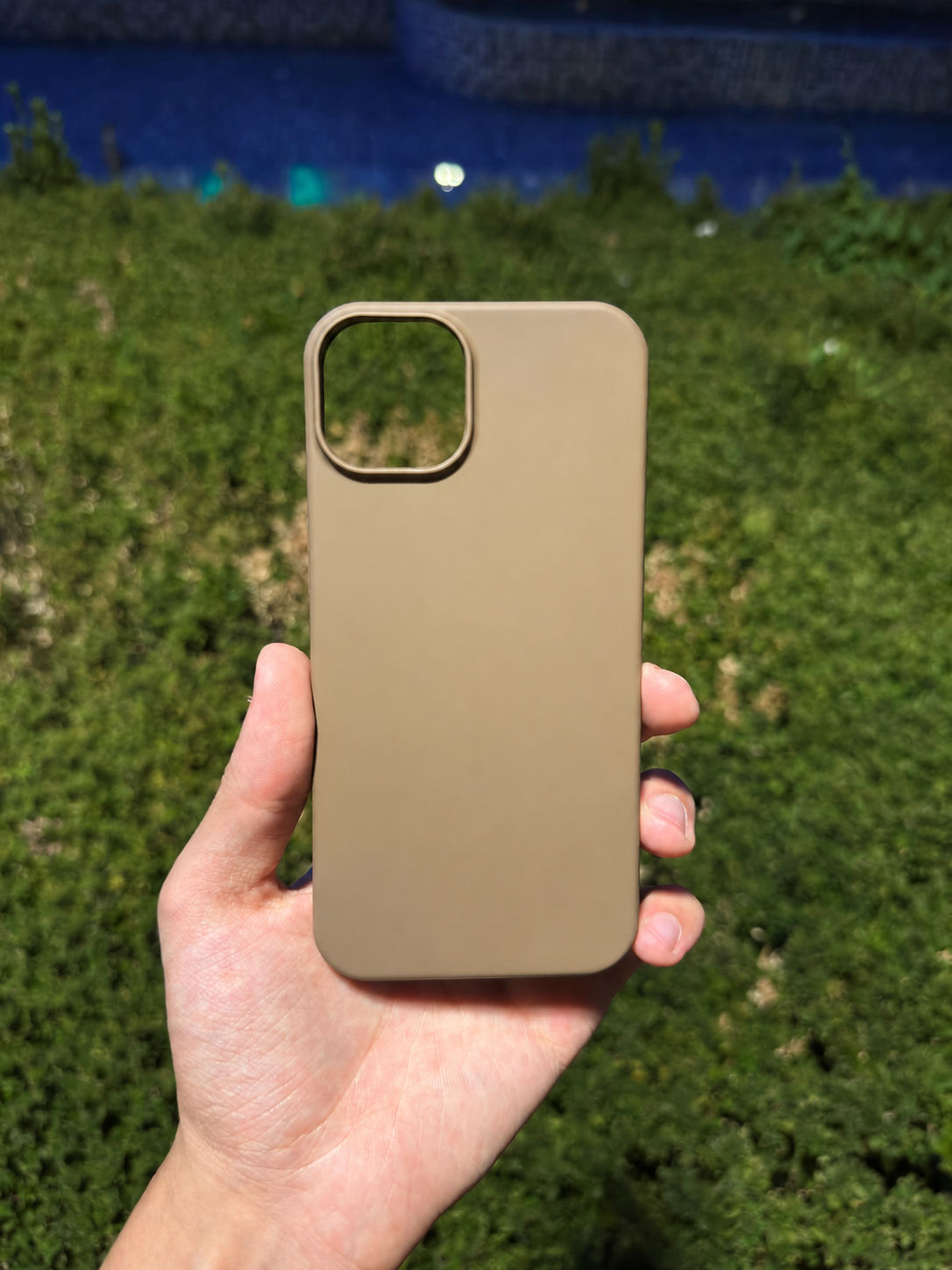 Silikon Klasik Telefon Kılıfı (Kahve)