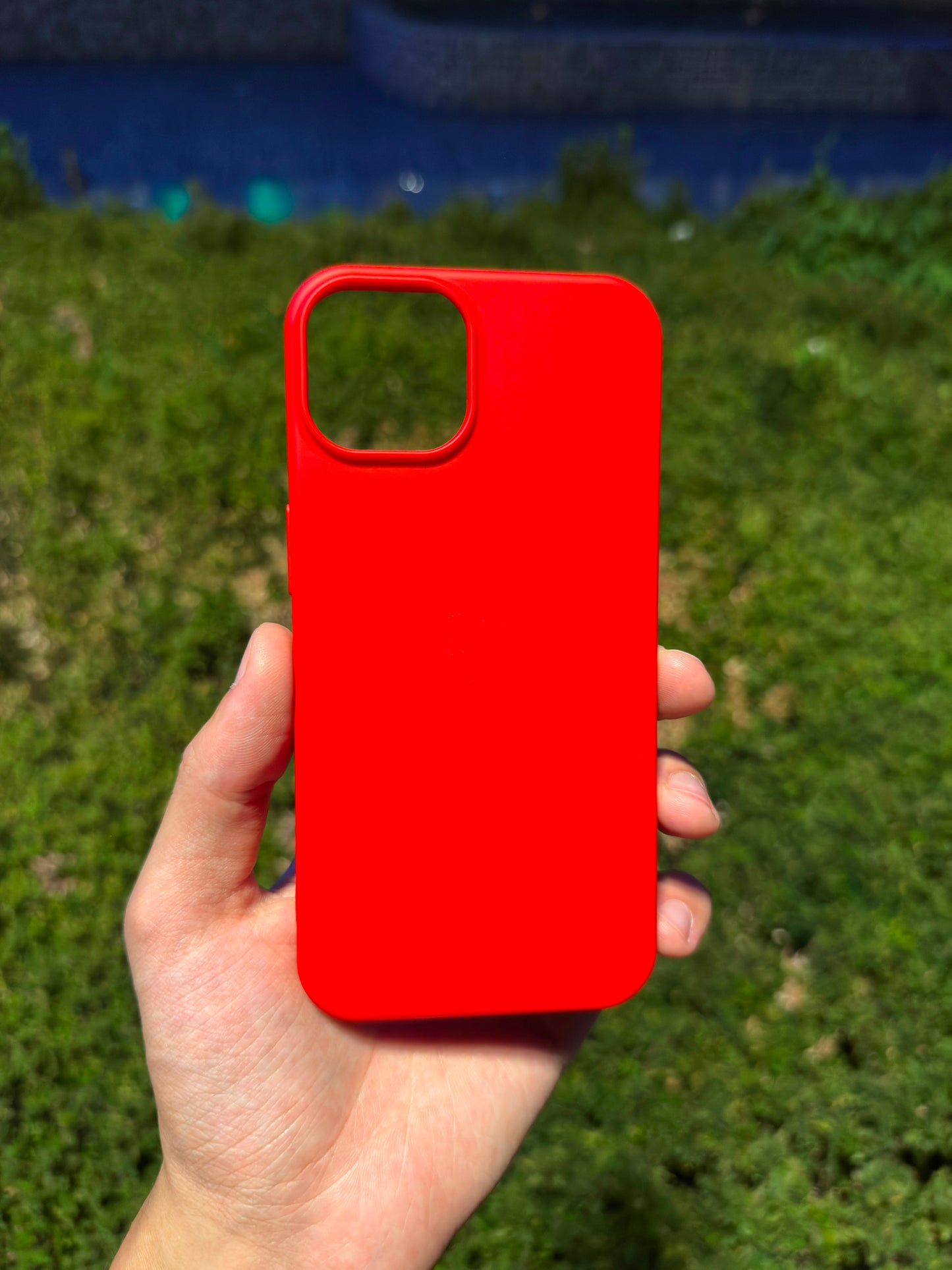 Silikon Klasik Telefon Kılıfı (Kırmızı)