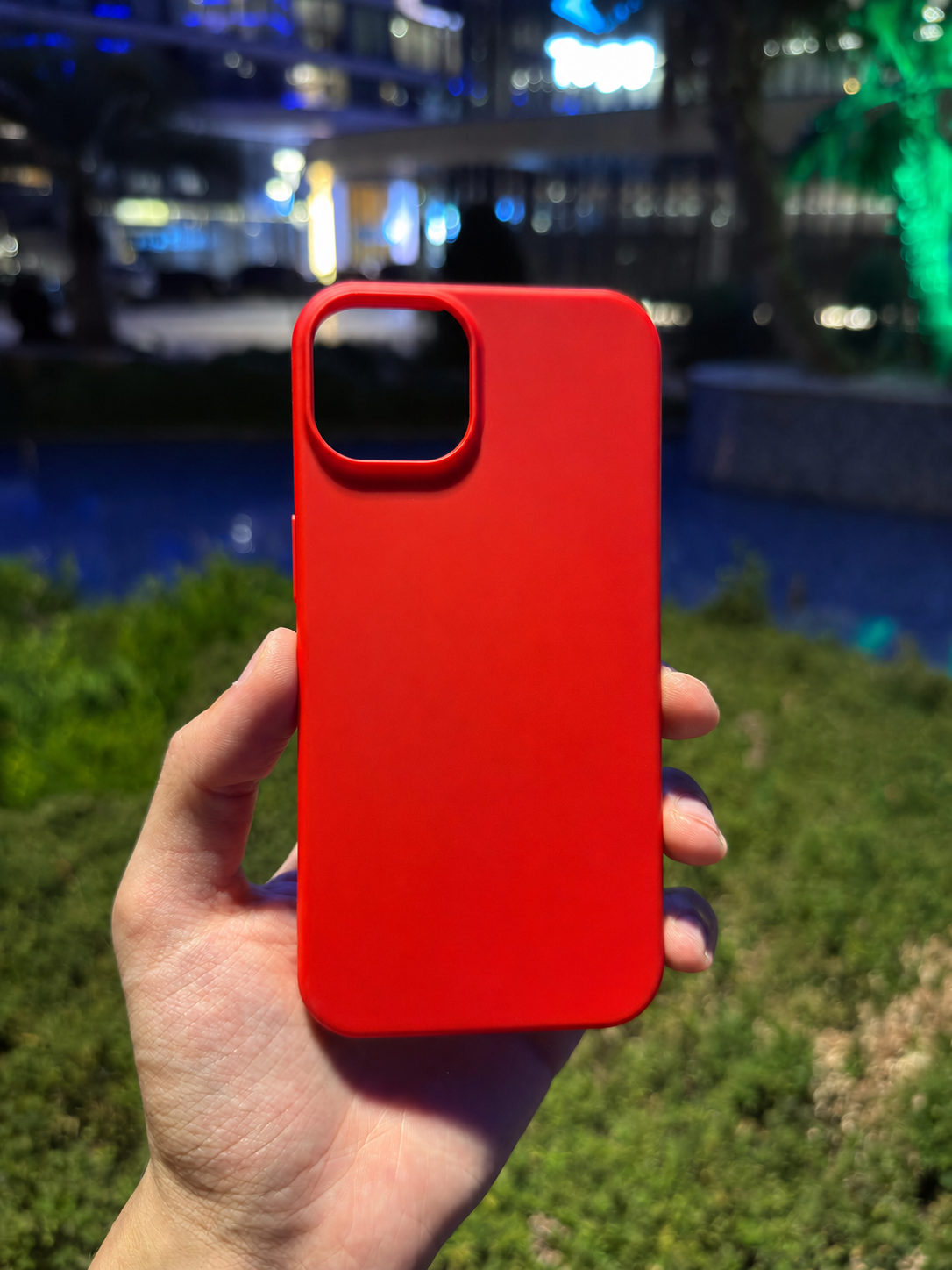 Silikon Klasik Telefon Kılıfı (Kırmızı)