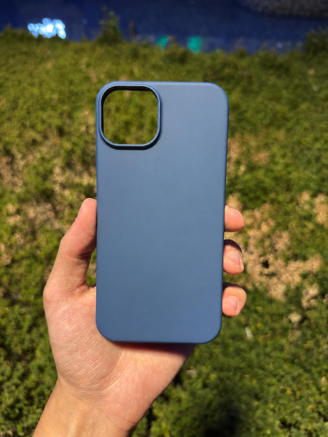 Silikon Klasik Telefon Kılıfı (Lacivert)