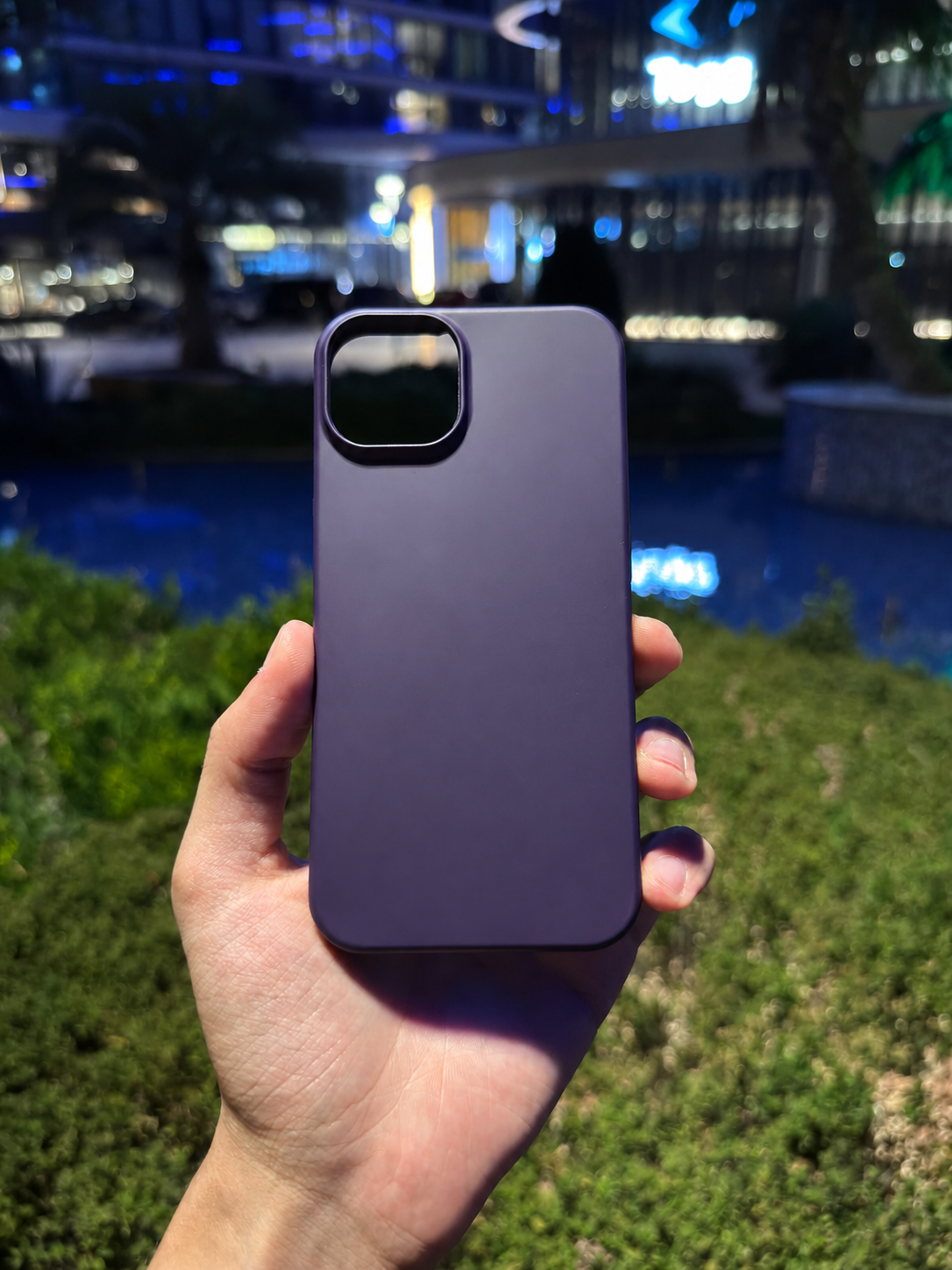 Silikon Klasik Telefon Kılıfı (Mor)