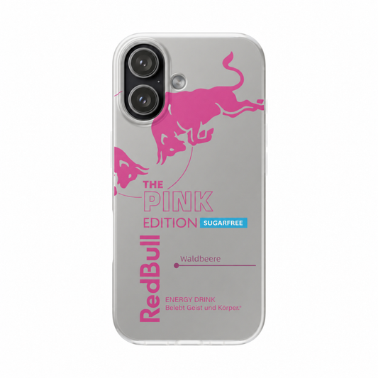 Redbull Pink Edition Telefon Kılıfı (ŞEFFAF)