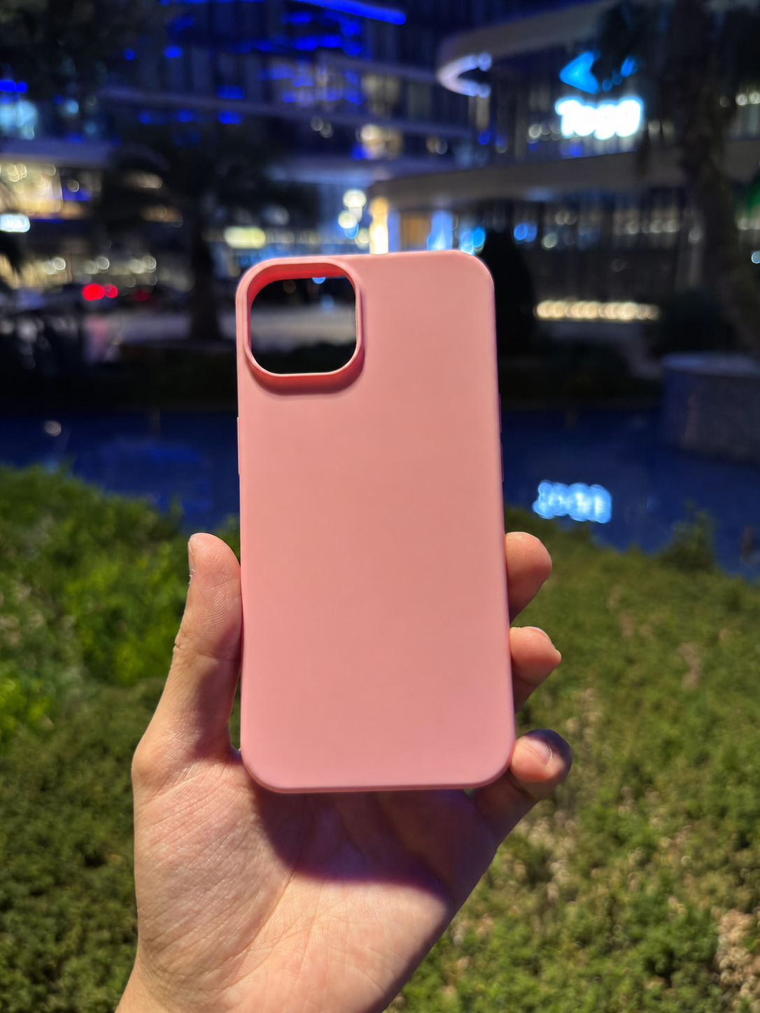 Silikon Klasik Telefon Kılıfı (Pembe)