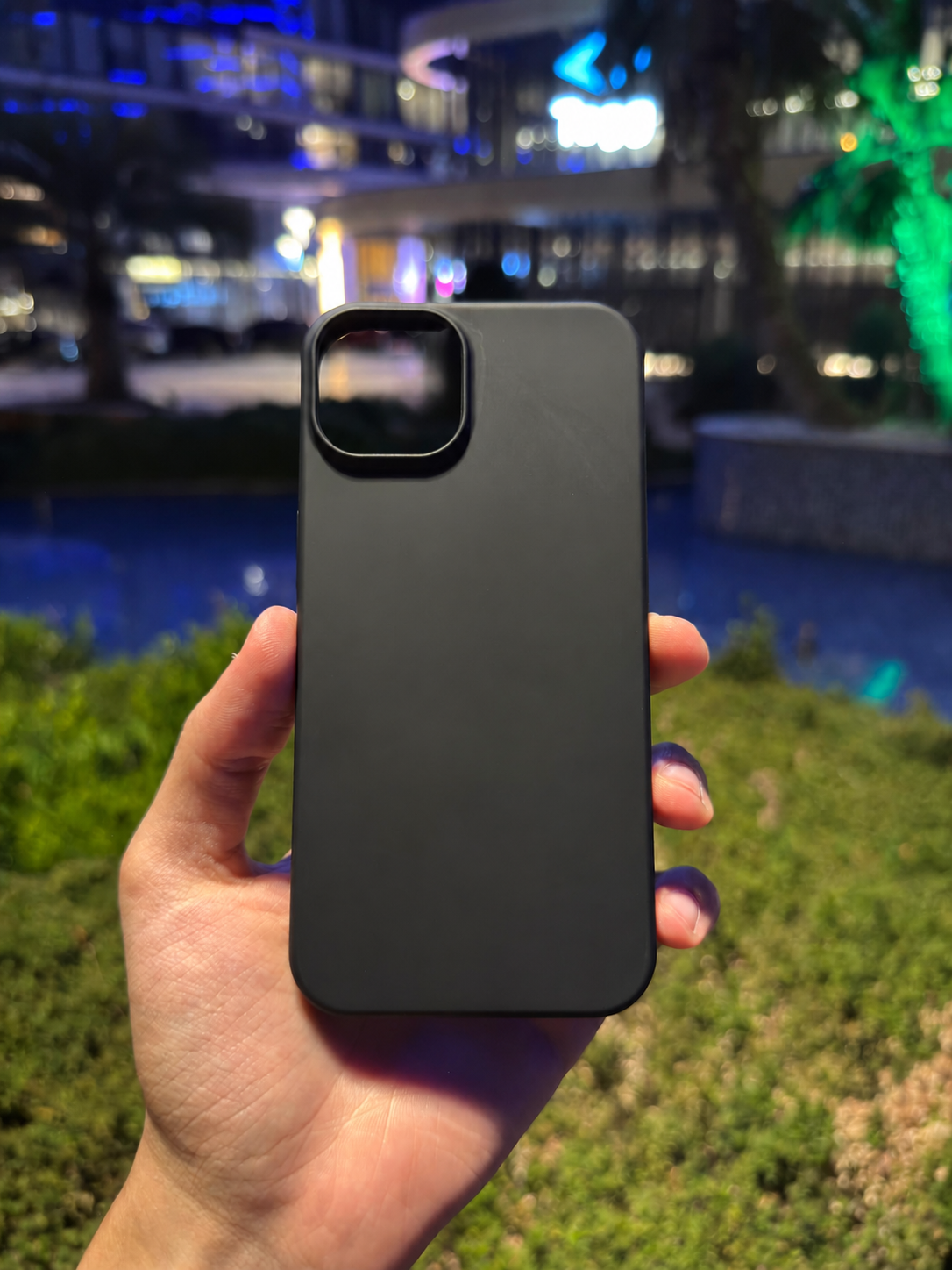 Silikon Klasik Telefon Kılıfı (Siyah)