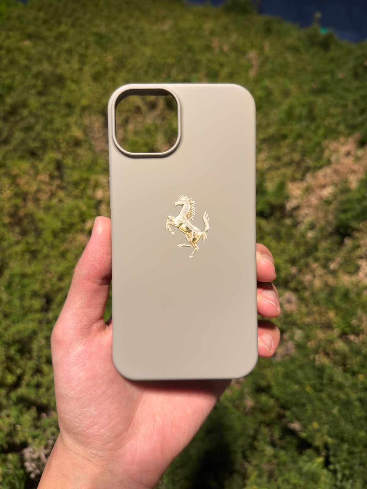 Silver Horse Gri Telefon Kılıfı