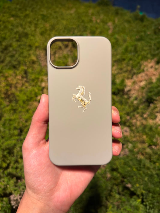 Silver Horse Gri Telefon Kılıfı