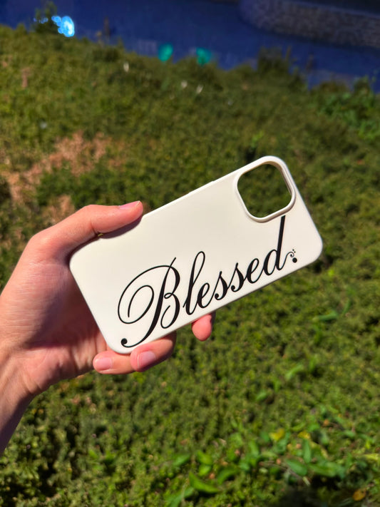 Blessed Beyaz Telefon Kılıfı