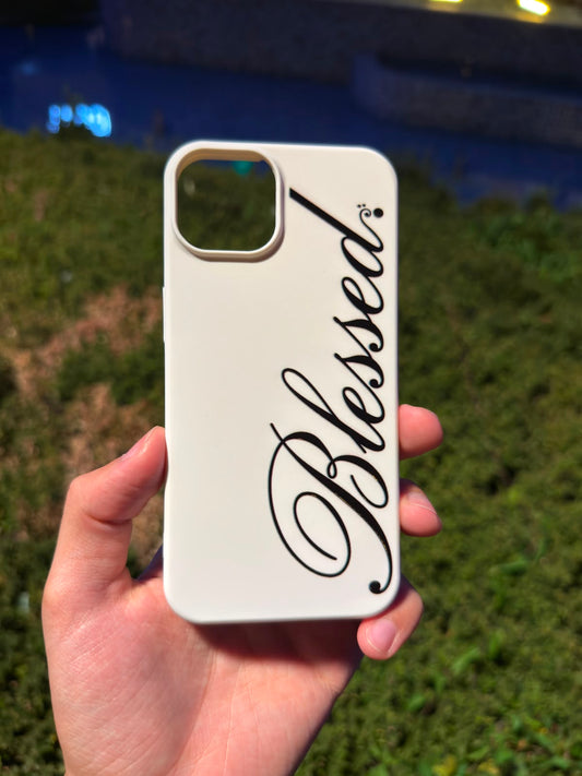 Blessed Beyaz Telefon Kılıfı