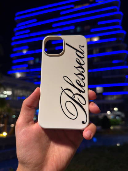 Blessed Beyaz Telefon Kılıfı