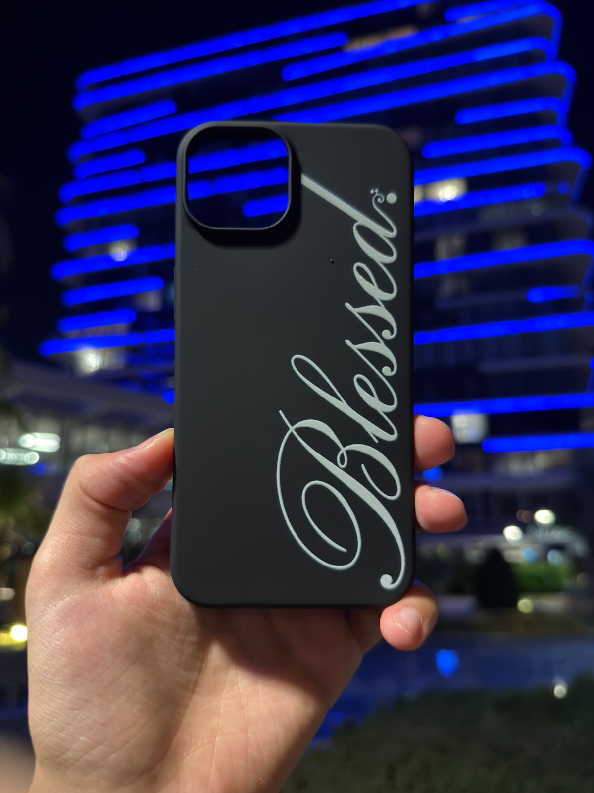 Blessed Siyah Telefon Kılıfı