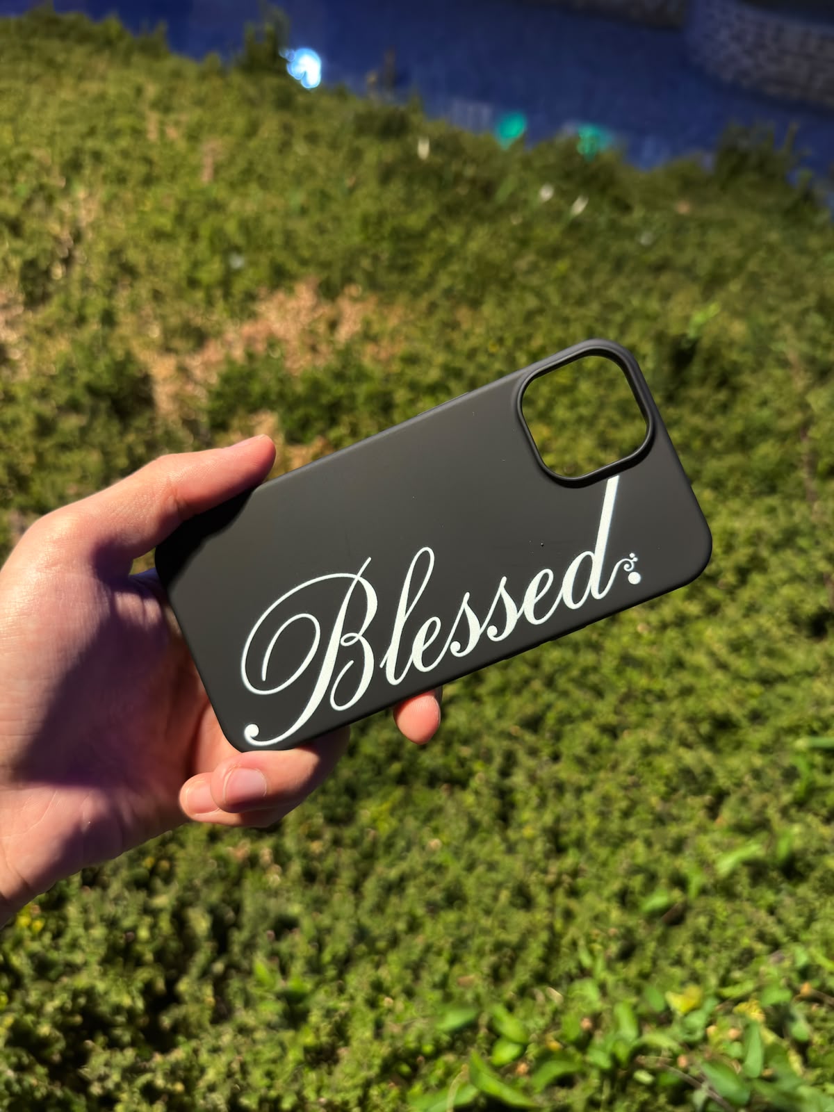 Blessed Siyah Telefon Kılıfı
