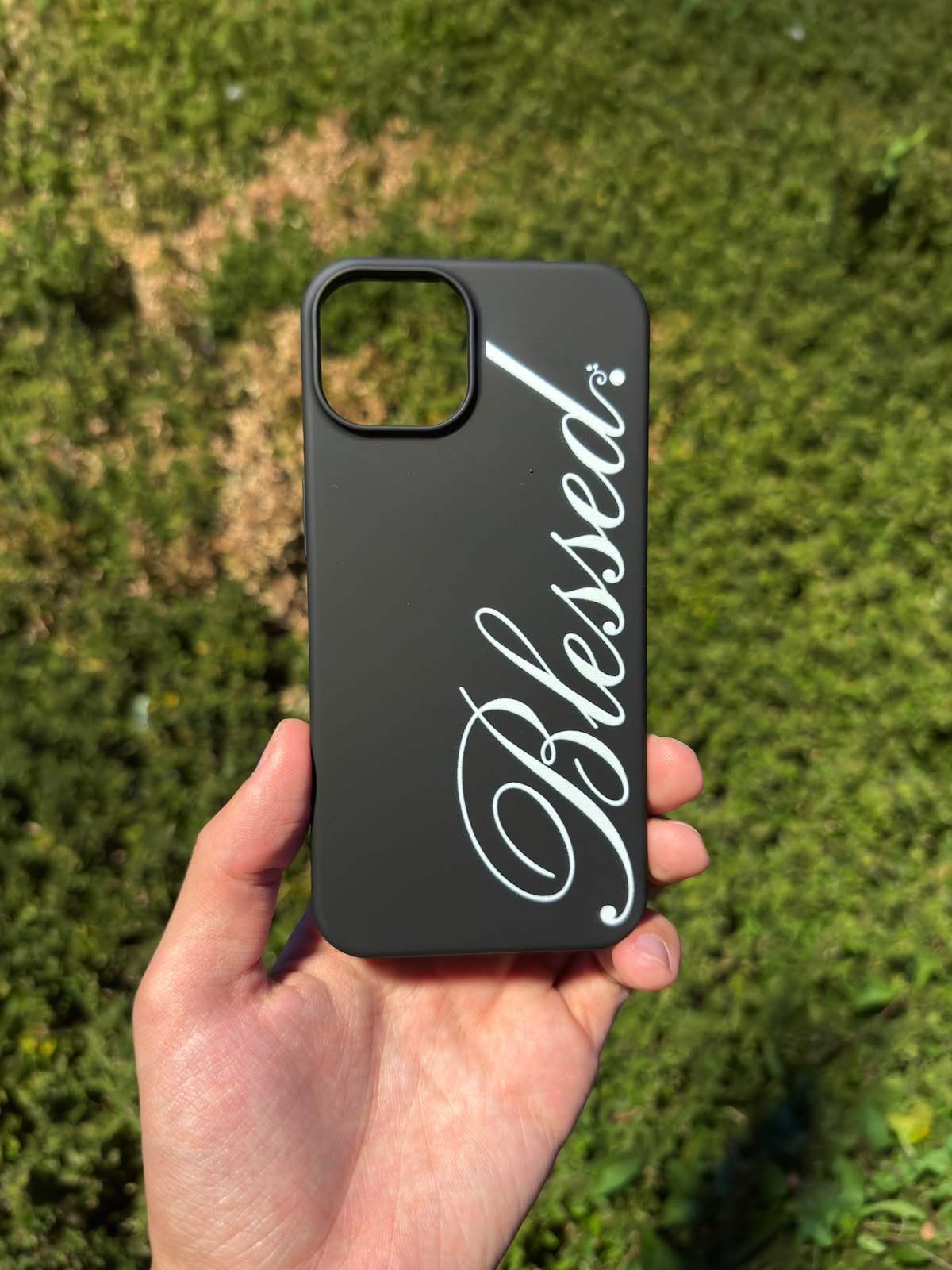Blessed Siyah Telefon Kılıfı