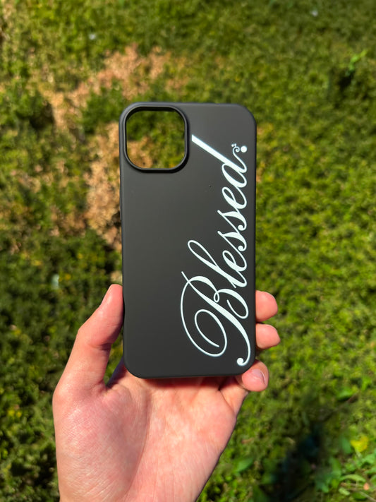 Blessed Siyah Telefon Kılıfı