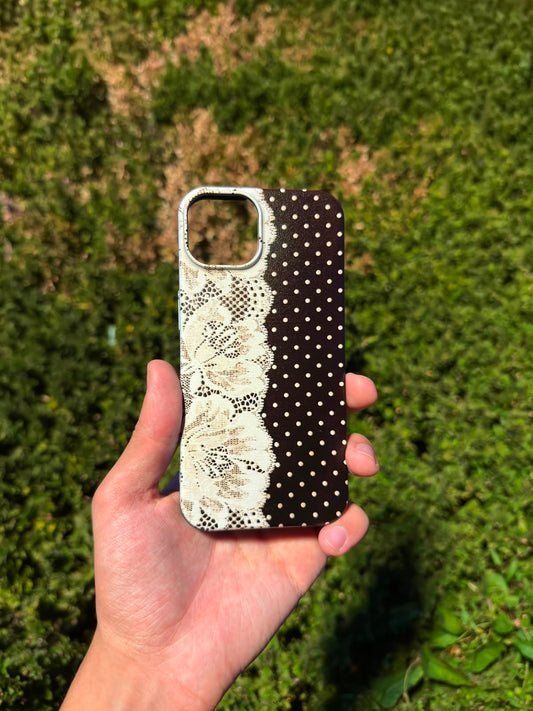 Vintage French Lace Telefon Kılıfı
