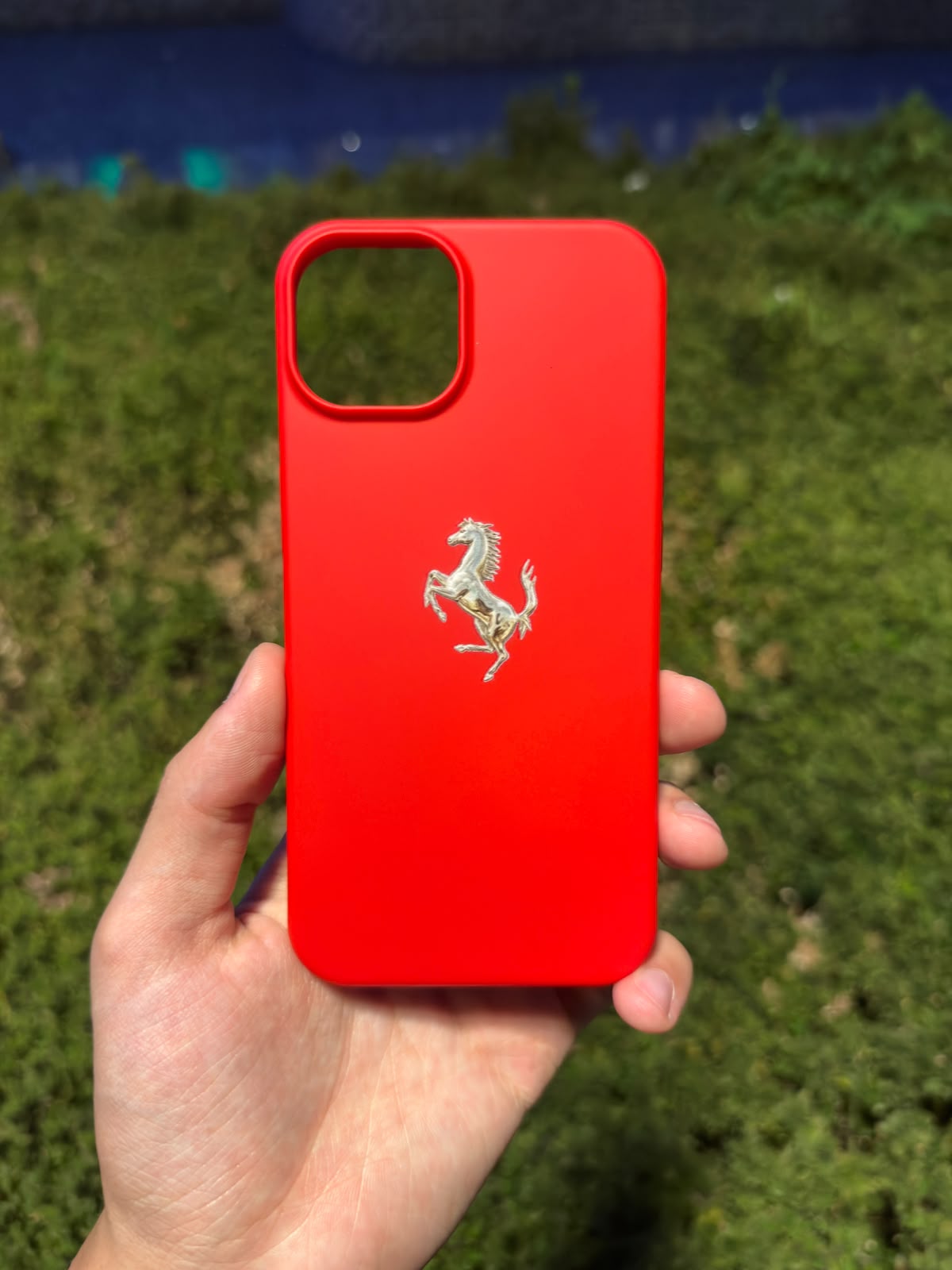 Silver Horse Kırmızı Telefon Kılıfı