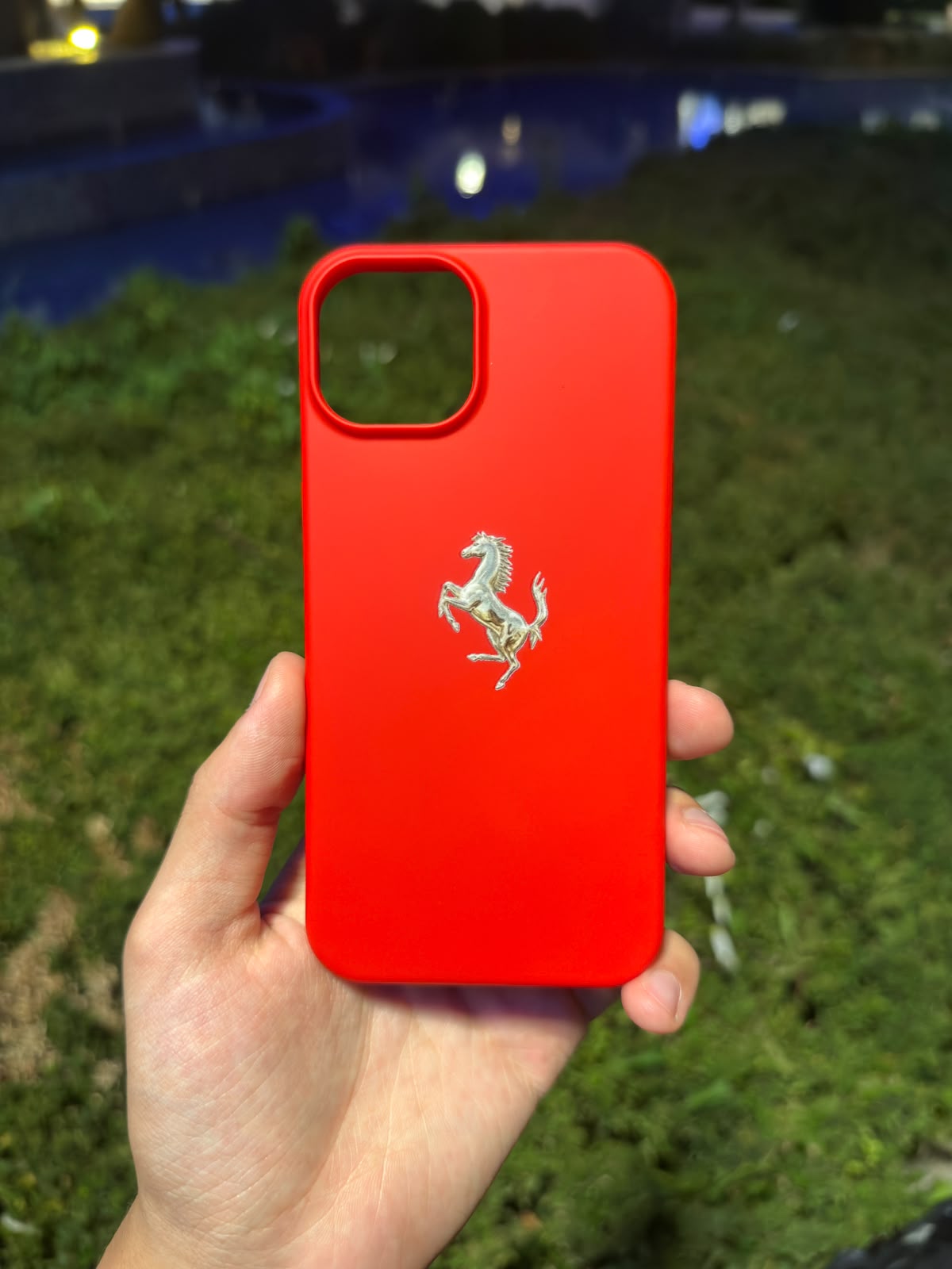 Silver Horse Kırmızı Telefon Kılıfı