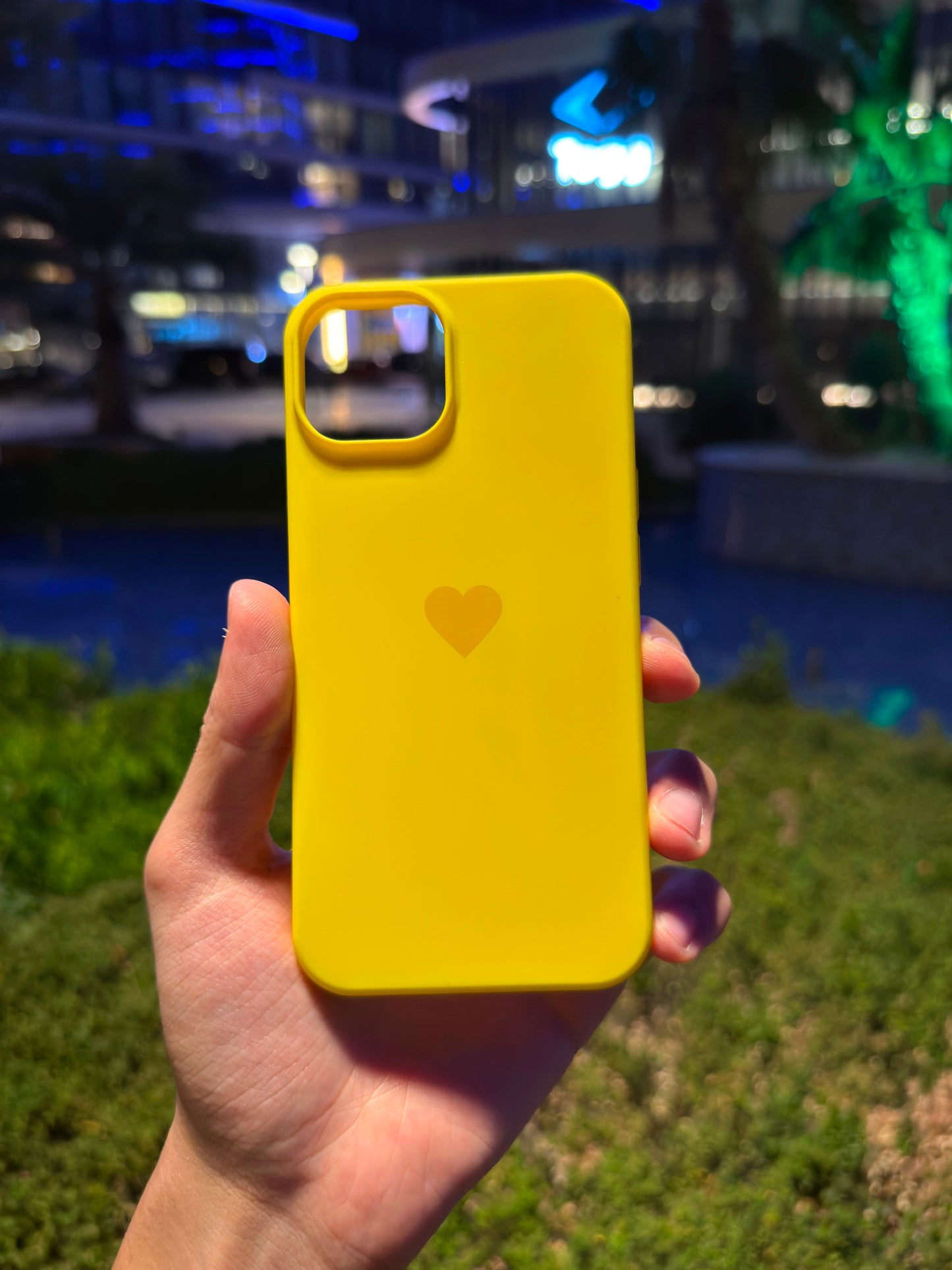 Kalp Logolu Klasik Telefon Kılıfı (Tüm Renkler)