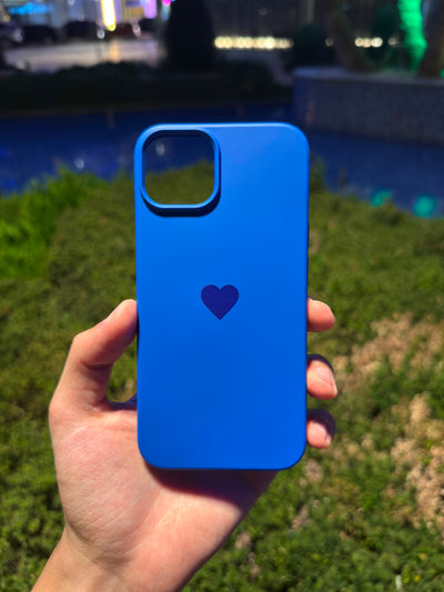 Kalp Logolu Klasik Telefon Kılıfı