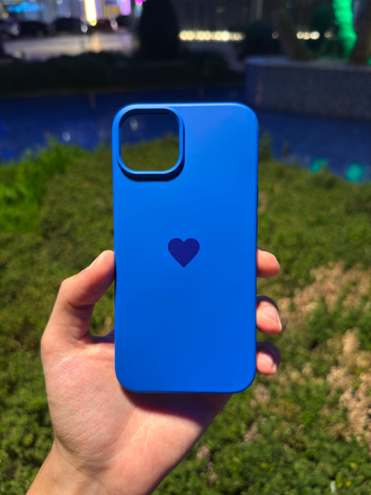Kalp Logolu Klasik Telefon Kılıfı (Tüm Renkler)