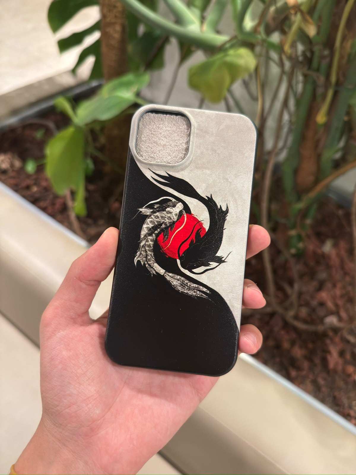 YingYang Black Fish Telefon Kılıfı