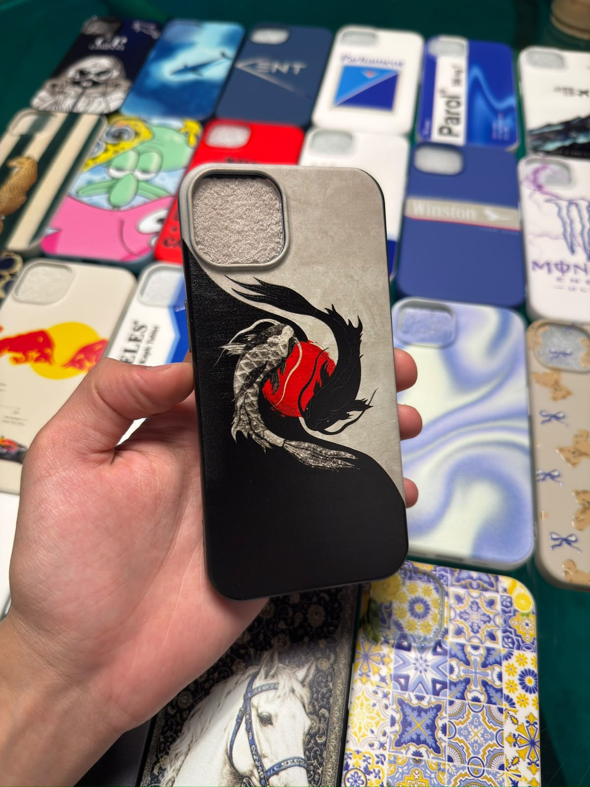 YingYang Black Fish Telefon Kılıfı