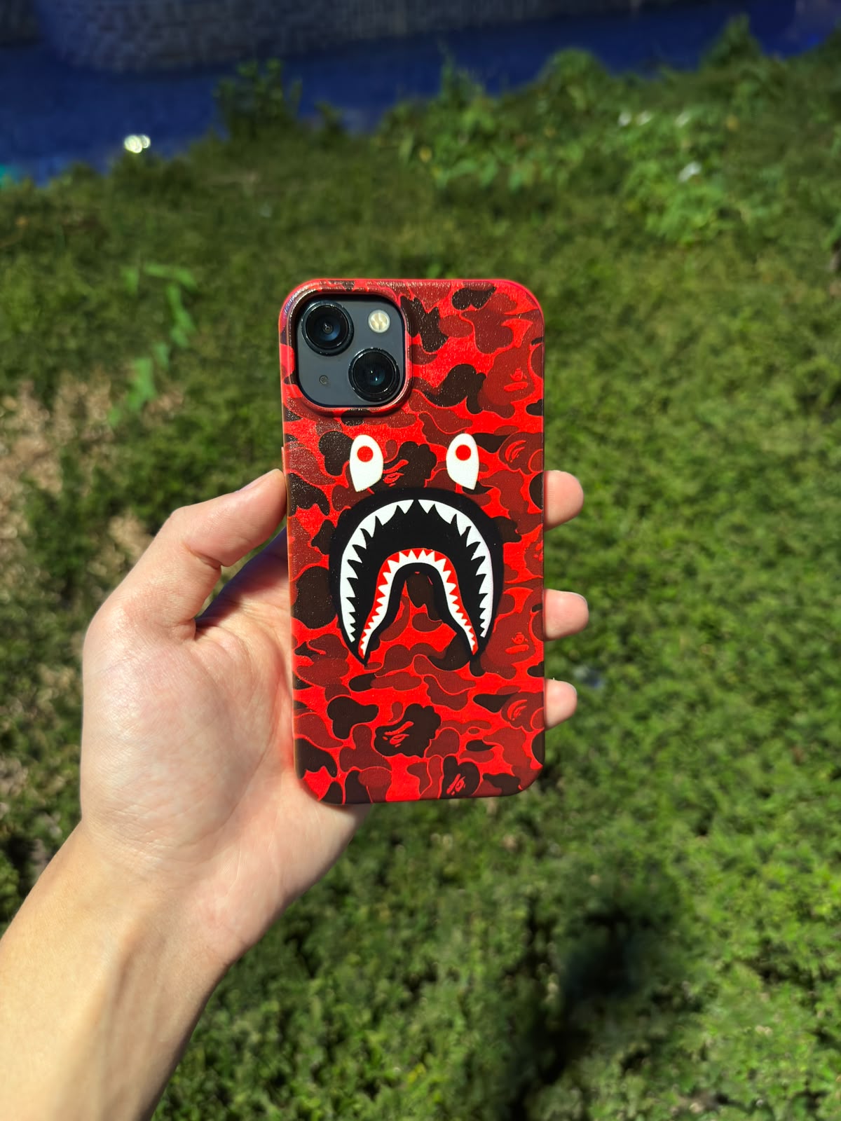 BAPE SHARK RED Telefon Kılıfı