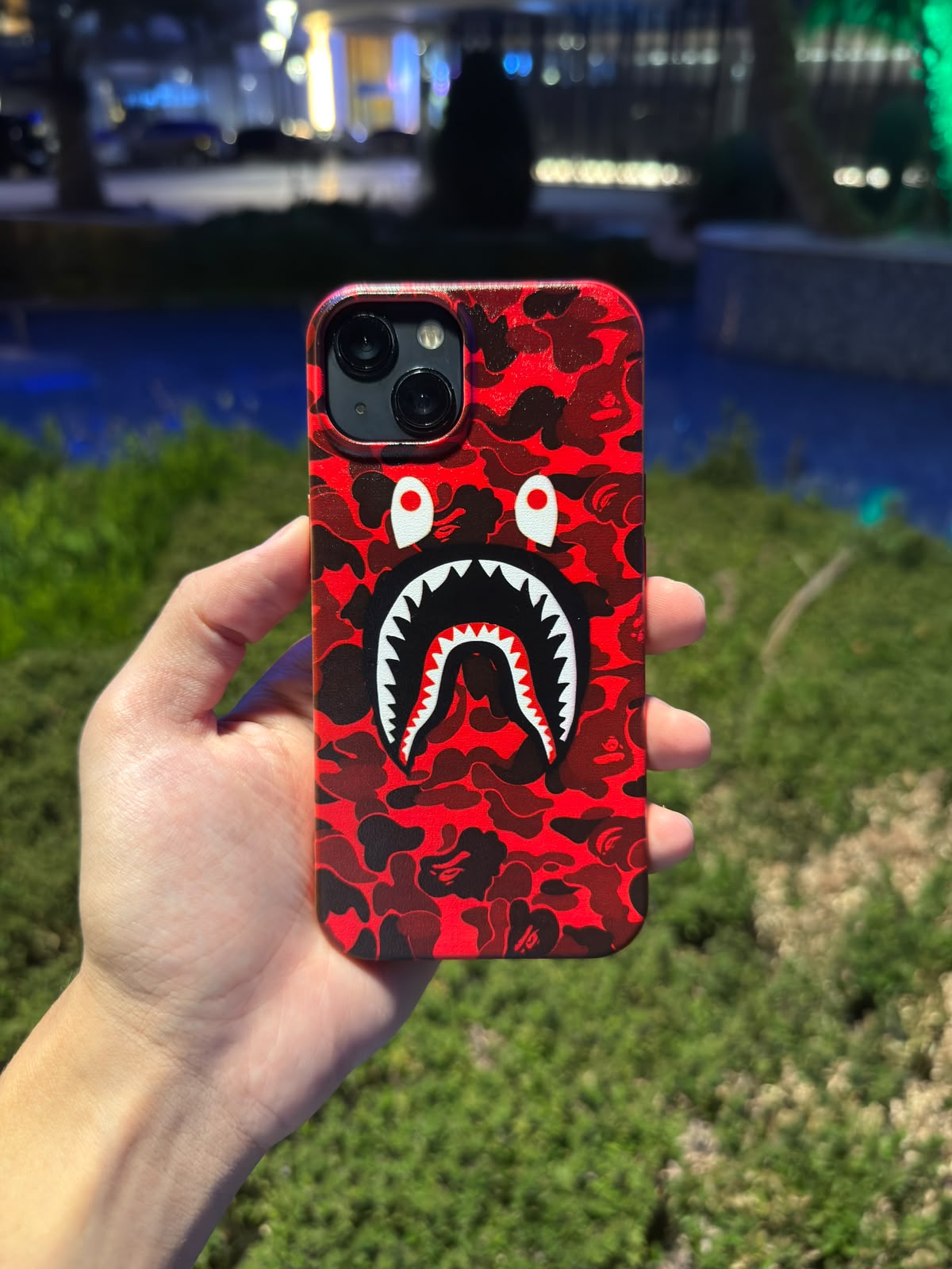 BAPE SHARK RED Telefon Kılıfı