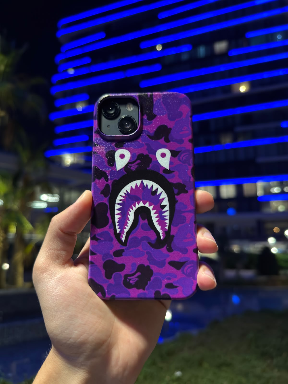BAPE SHARK PURPLE Telefon Kılıfı