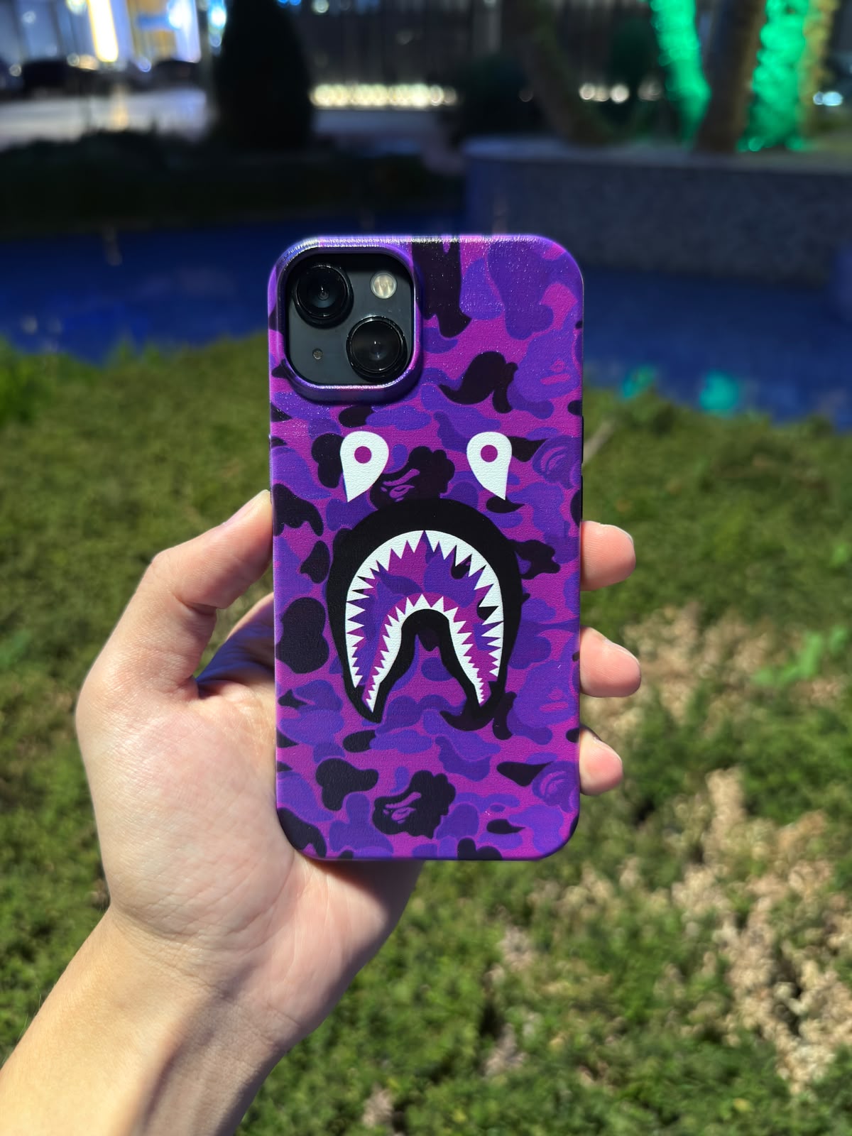 BAPE SHARK PURPLE Telefon Kılıfı