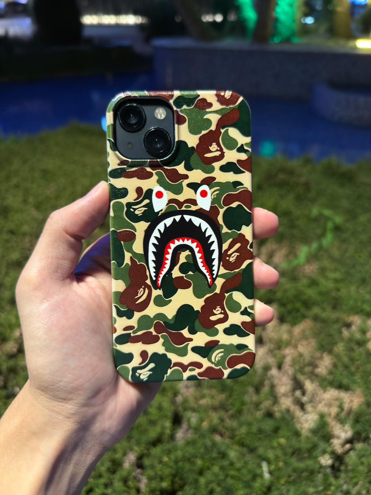 BAPE SHARK KAMUFLAJ Telefon Kılıfı